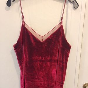 Free people velvet tank